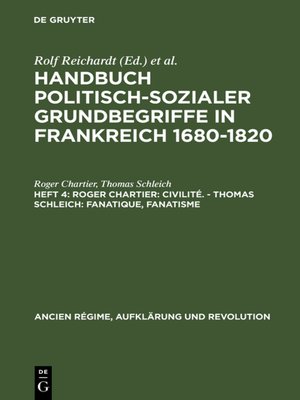 cover image of Roger Chartier